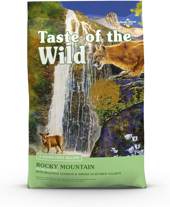 TASTE OF THE WILD-ROCKY MOUNTAIN FELINE (VENADO ASADO Y SALMON AHUMADO) 42/18 2.27 Kg