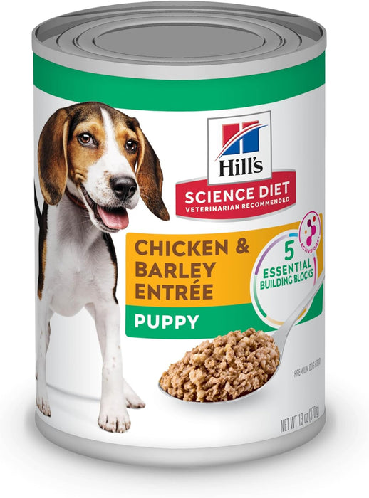 Hill's Science Diet, Alimento para Perro Puppy (Cachorro) Receta Original, Húmedo (lata 370 gr)