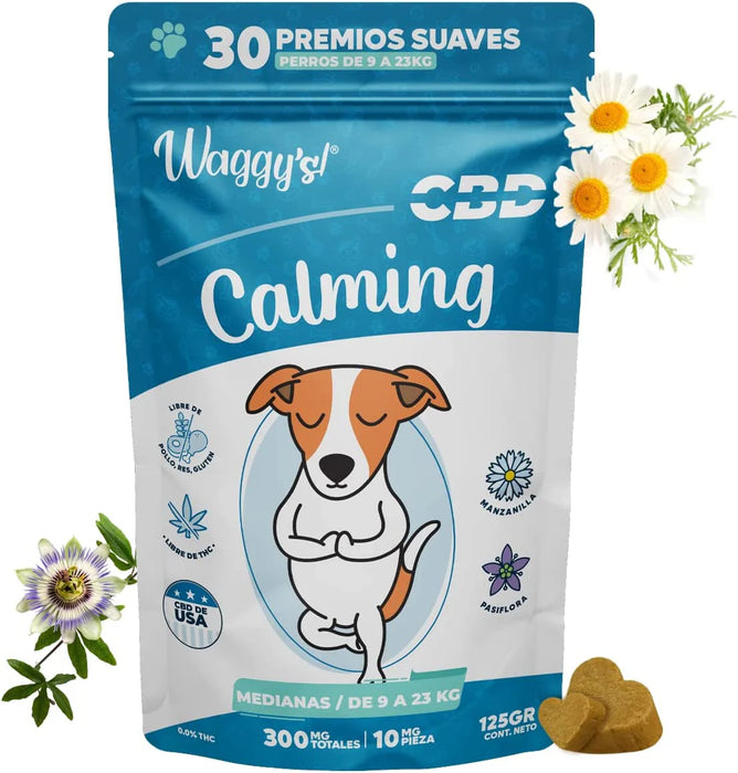 Waggy's-calming 300 CBD 30 piezas