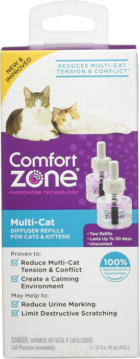 Comfort Zone Repuesto Difusor Multi-Gatos 2 piezas (48 ml c/u)