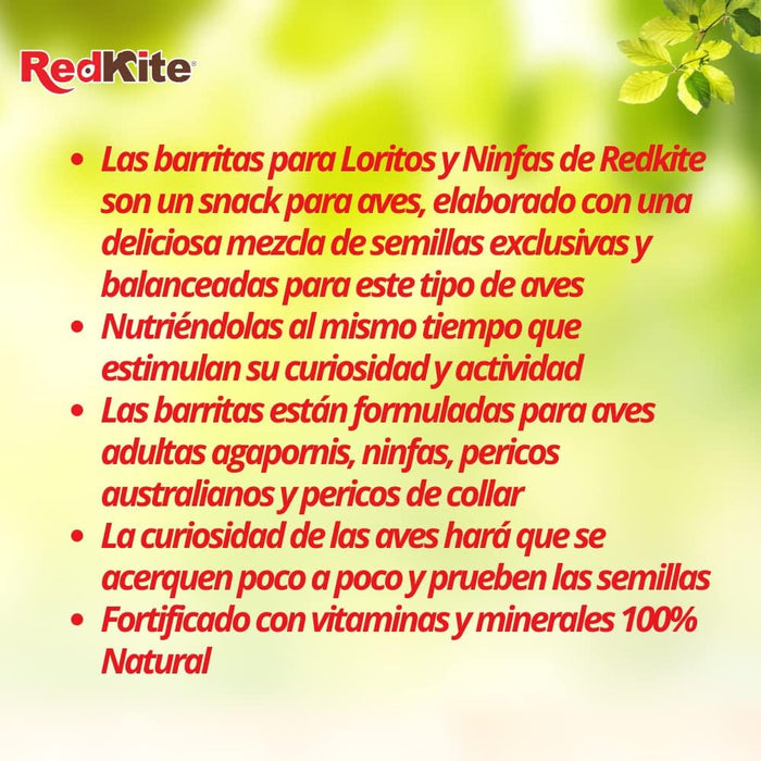 RedKite Barritas De Semillas Para Loritos y Ninfas 2 pz