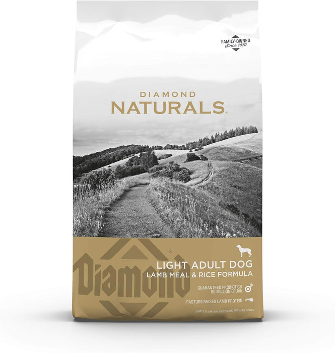 DIAMOND NATURALS-LIGHT (LAMB & RICE) 18/6 13.61 Kg