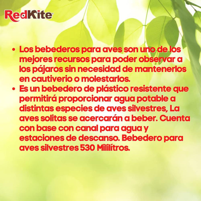 RedKite, Bebedero Rubí Para Colibrí 530 ml