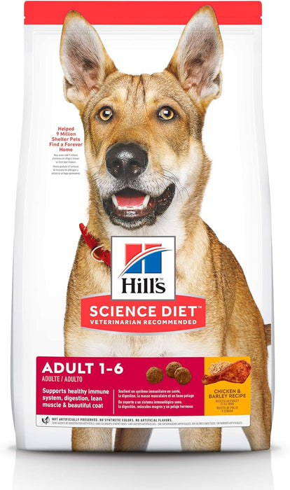 Hill's Science Diet, Alimento para Perro Adulto Receta Original Pollo y Cebada