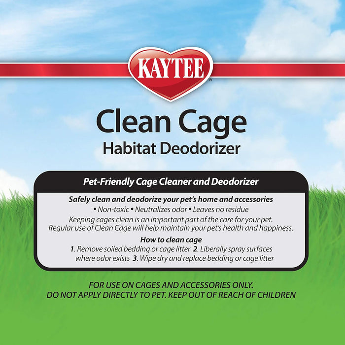 Spray desodorante Kaytee Clean Cage Para Hábitad