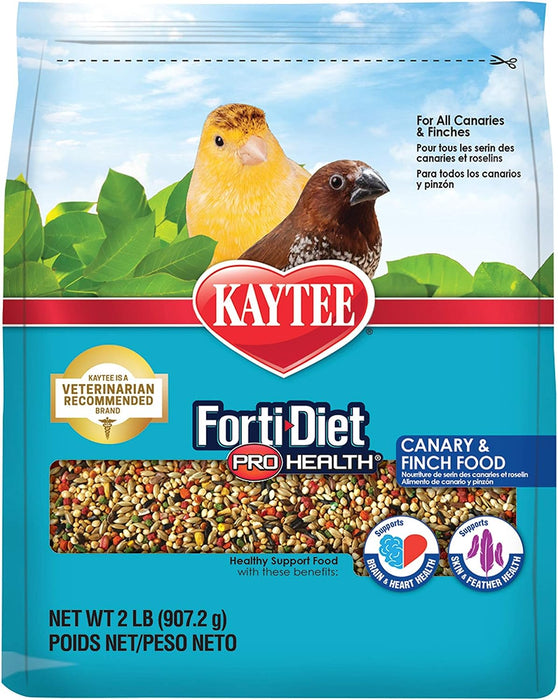 Kaytee Forti-Diet Pro Health Alimento para Canario y pinzón , 907 gr (2LB)