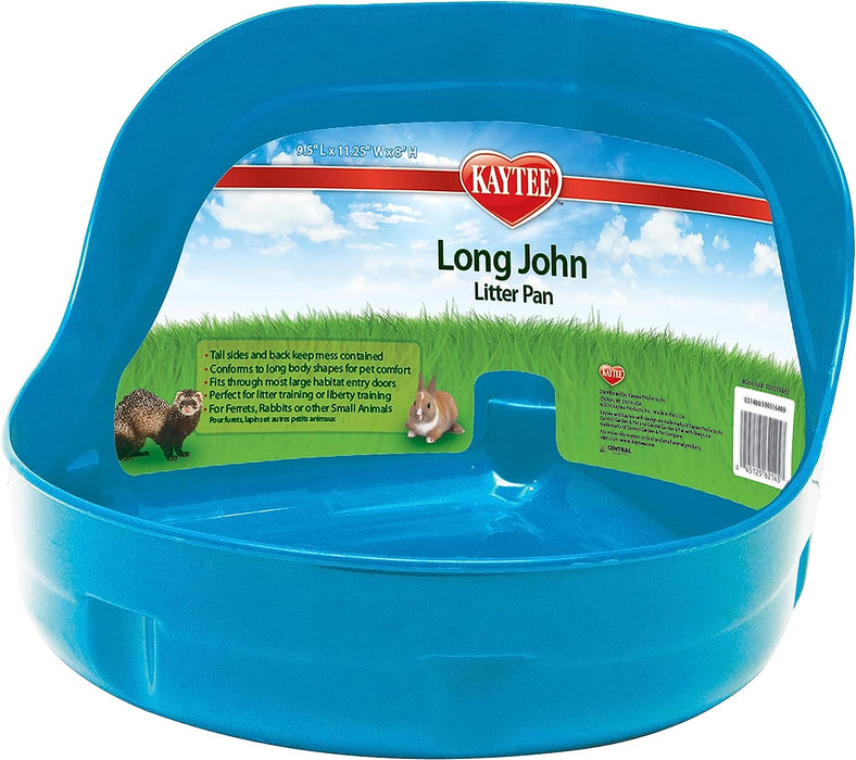 Kaytee Caja de Arena Long John Litter Pan Para Animales Pequeños (Variedad de Colores)