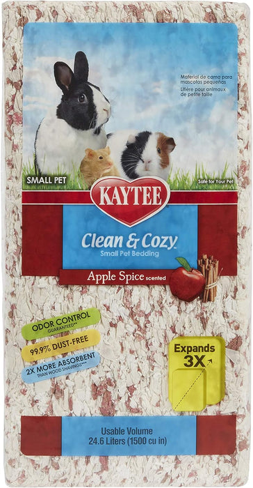 Kaytee Sustrato Clean & Cozy Especias de Manzana 24.6L