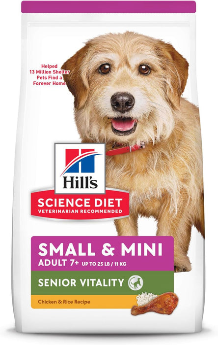 Hill's Science Diet, Alimento para Perro Vitalidad Juvenil 7+ años Small Bites