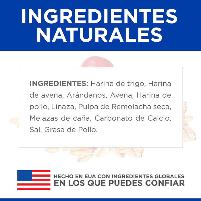 Hill's Science Diet, Snacks Frutales para Alimento para Perro, Arándanos y Avena, 227 gr