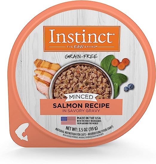 INSTINCT Alimento Original Minced Para Gato, Sabor Salmón