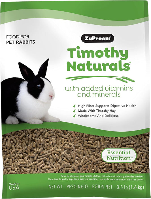 ZuPreem Timothy Naturals Pellets Alimento para Conejos Adultos
