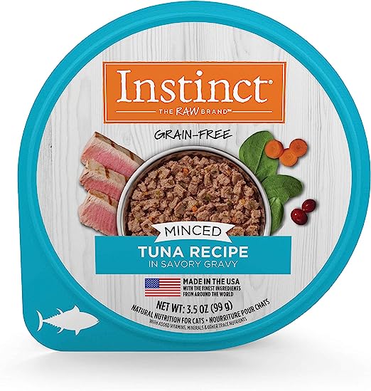 INSTINCT Alimento Original Minced Para Gato, Sabor Atún