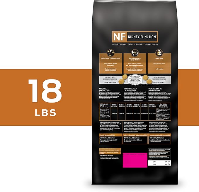 PROPLAN- PPVD CANINE NF 18 LB US 8.16 kg