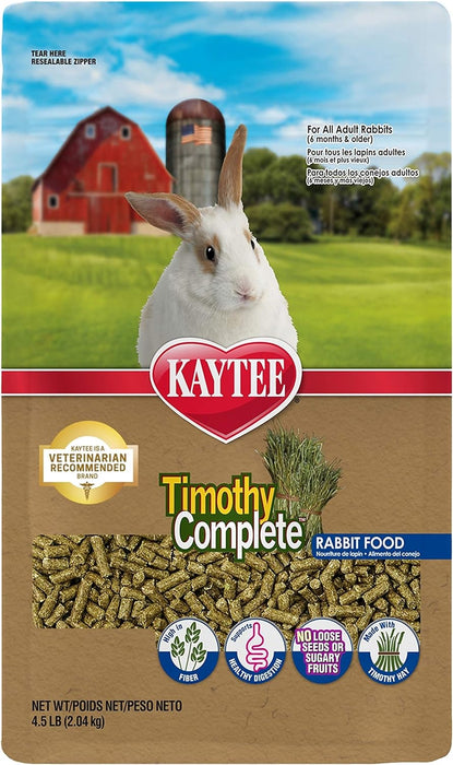 Kaytee Timothy Complete Alimento para Conejo 2.043 Kg (4.5 Lb)