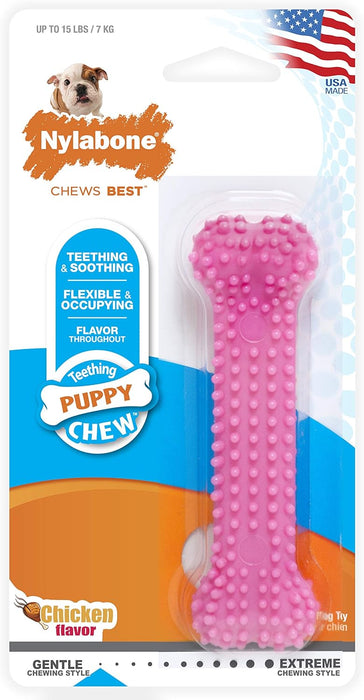 Nylabone Puppy Dentición y Calmante Juguete Masticable Para Perros