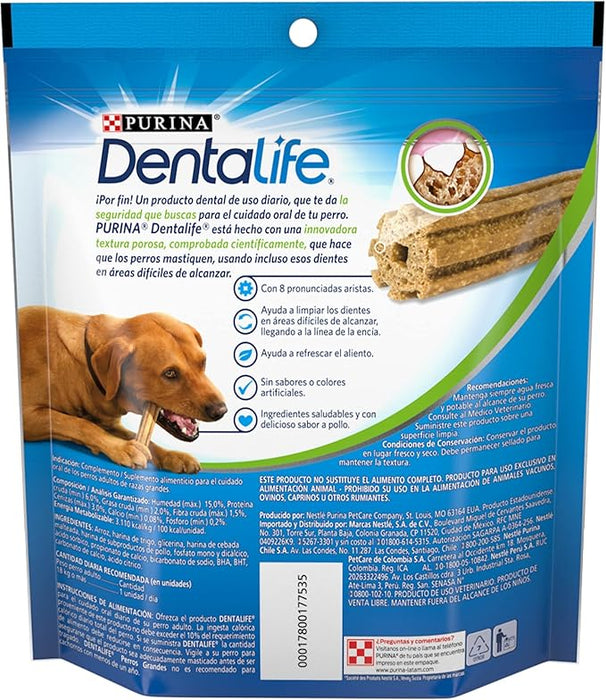 Purina Dentalife Cuidado Oral Perros Razas Grandes 221g