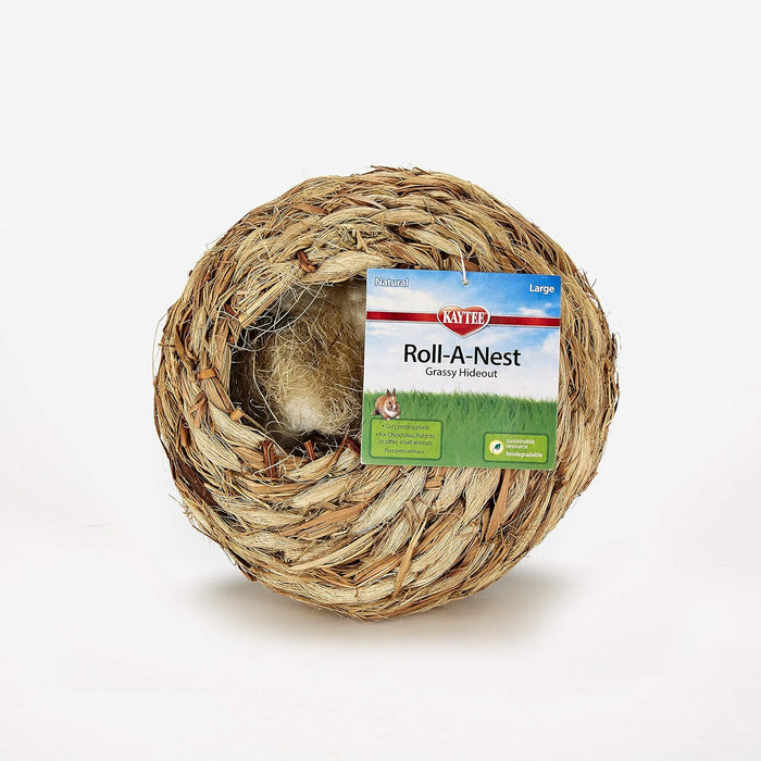 Nido Kaytee Roll-A-Nest de cesped natural, grande