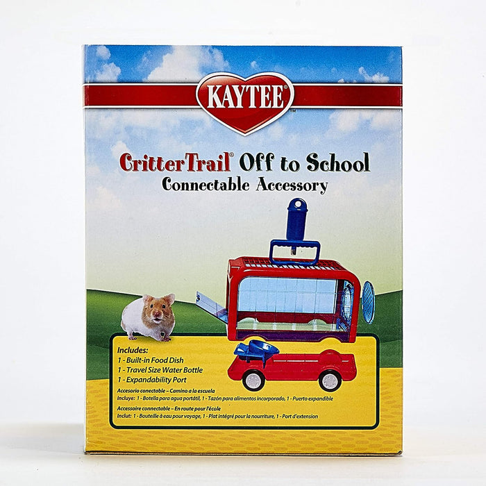 Kaytee CritterTrail Off to School Transportador Para Animales Pequeños (variedad de colores)