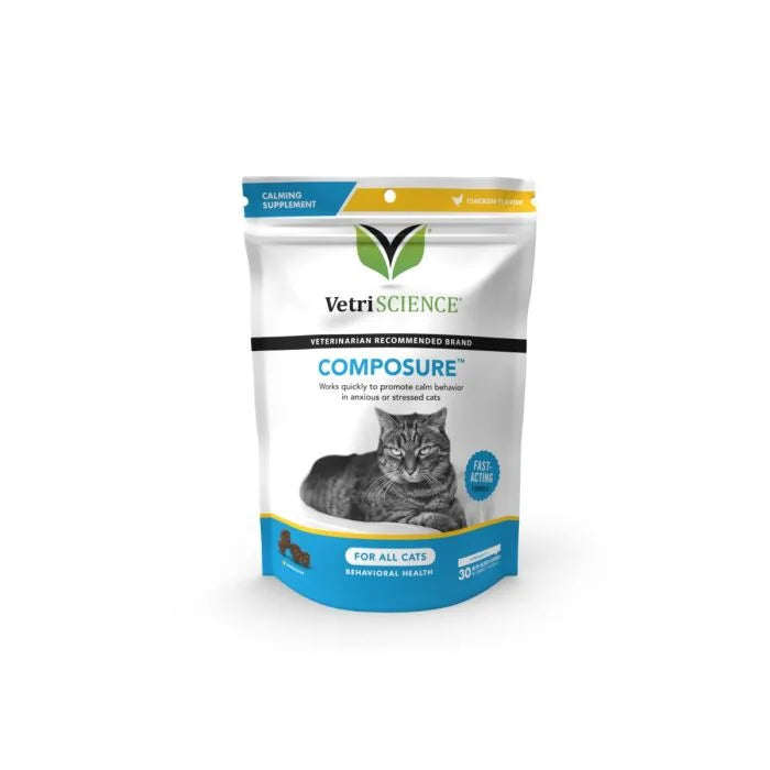 VetriScience-Composure feline bite-sized chews 30 piezas