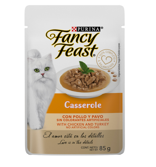FANCY FEAST Casserole Pavo Pollo 85 g