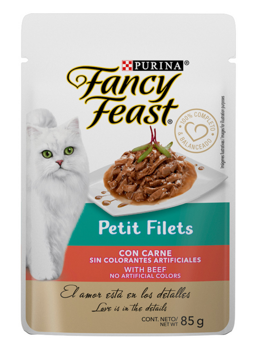 FANCY FEAST Petit Filete Carne Pouch 85 g