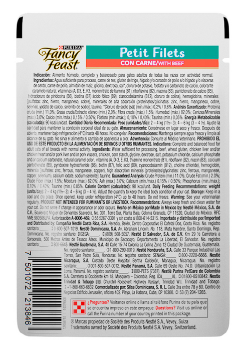 FANCY FEAST Petit Filete Carne Pouch 85 g