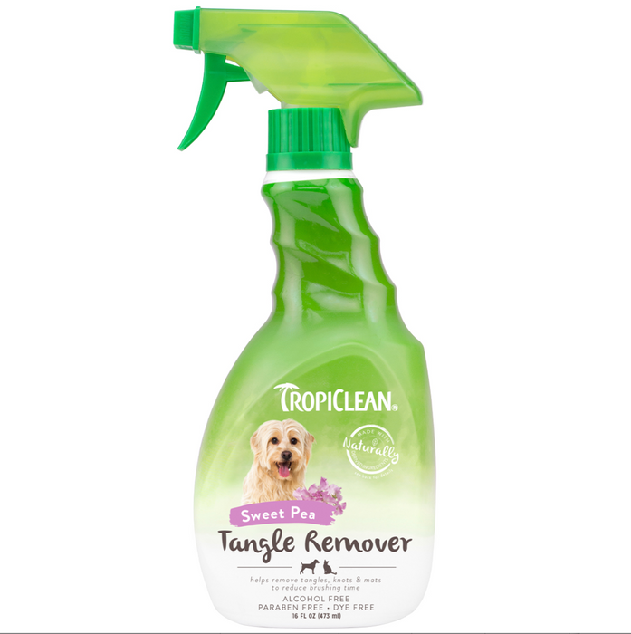 Tropiclean-Desenredante para mascotas aroma floral 473ml