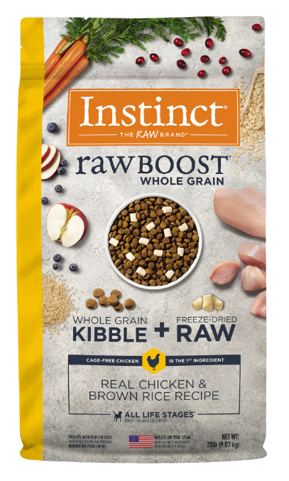 INSTINCT Raw Boost de Pollo con Granos y Arroz Integral Para Perros