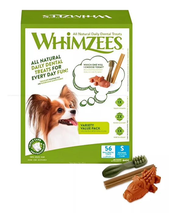 Whimzees-new variety box S 56 piezas