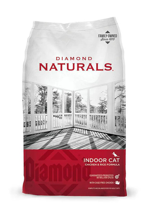 DIAMOND NATURALS-INDOOR CAT 32/14 (HAIRBALL CONTROL) 8.16 Kg