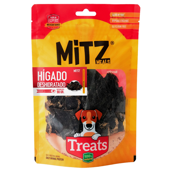 Mitz-higado de res deshidratado 90gr