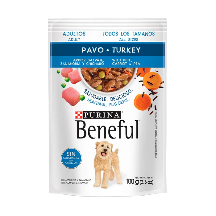 BENEFUL Original Adulto Pavo Arroz Salvaje Zan Guis 100 g