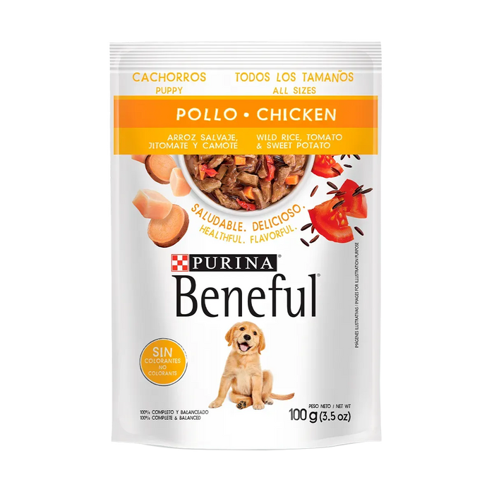 BENEFUL Original Cachorro Pollo Arz Tom Camote 100 g