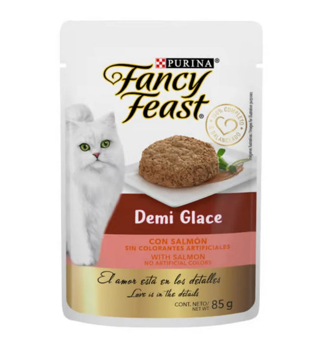 FANCY FEAST Demi Glace Salmon Pouch 85 g