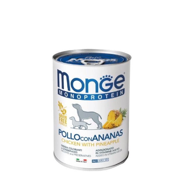 Monge-Pollo con piña Grain Free 400 gr