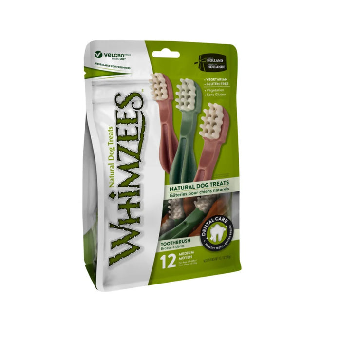 Whimzees-cepillo de dientes M 12 piezas